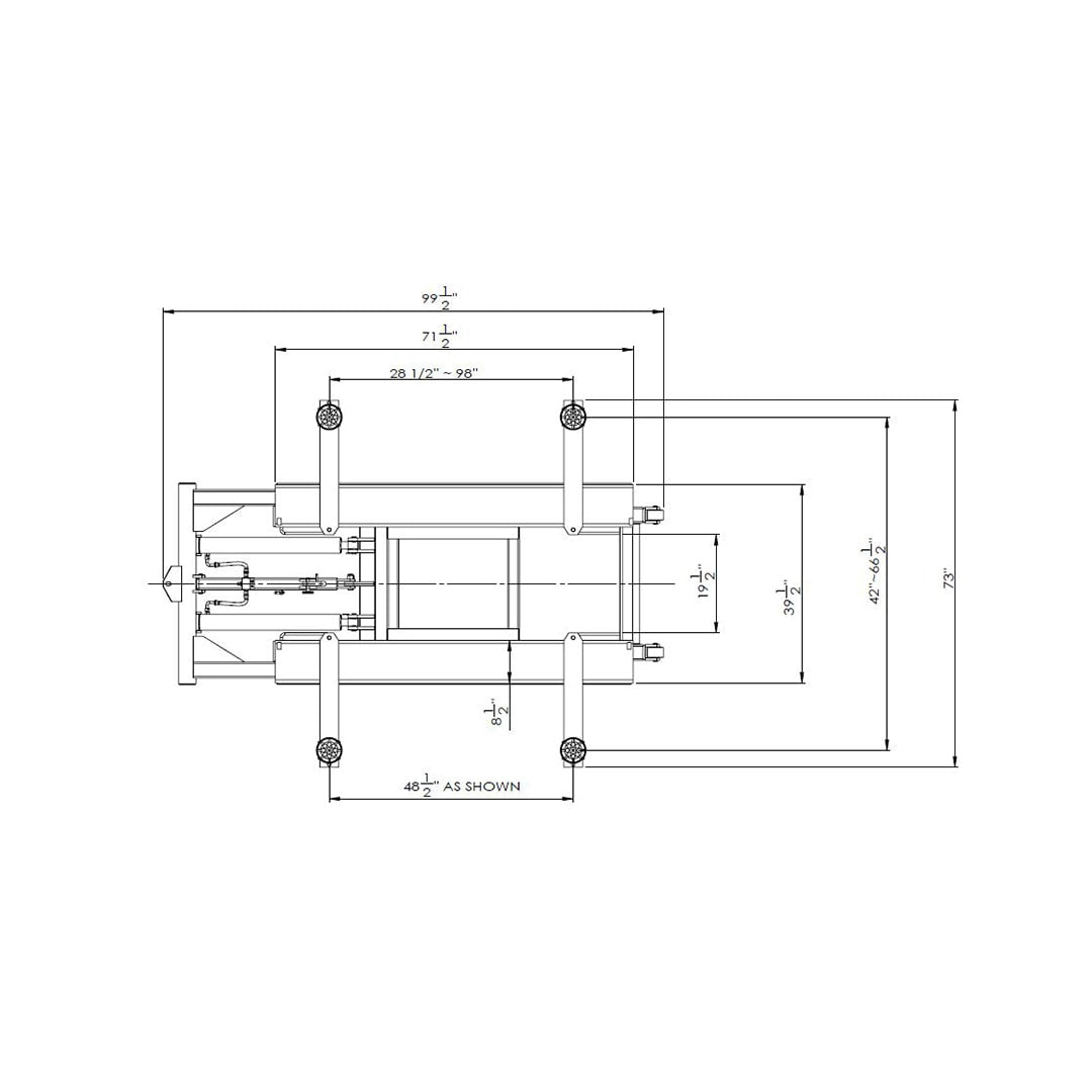 Hemi Roadrunner — Portable Hinged Scissor Lift 6,000 LB. (2.7T)
