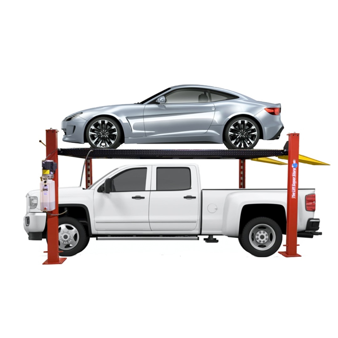 Quatro Stacker Heavy Duty — Four-Post Lift 9,000 LB. (4T)